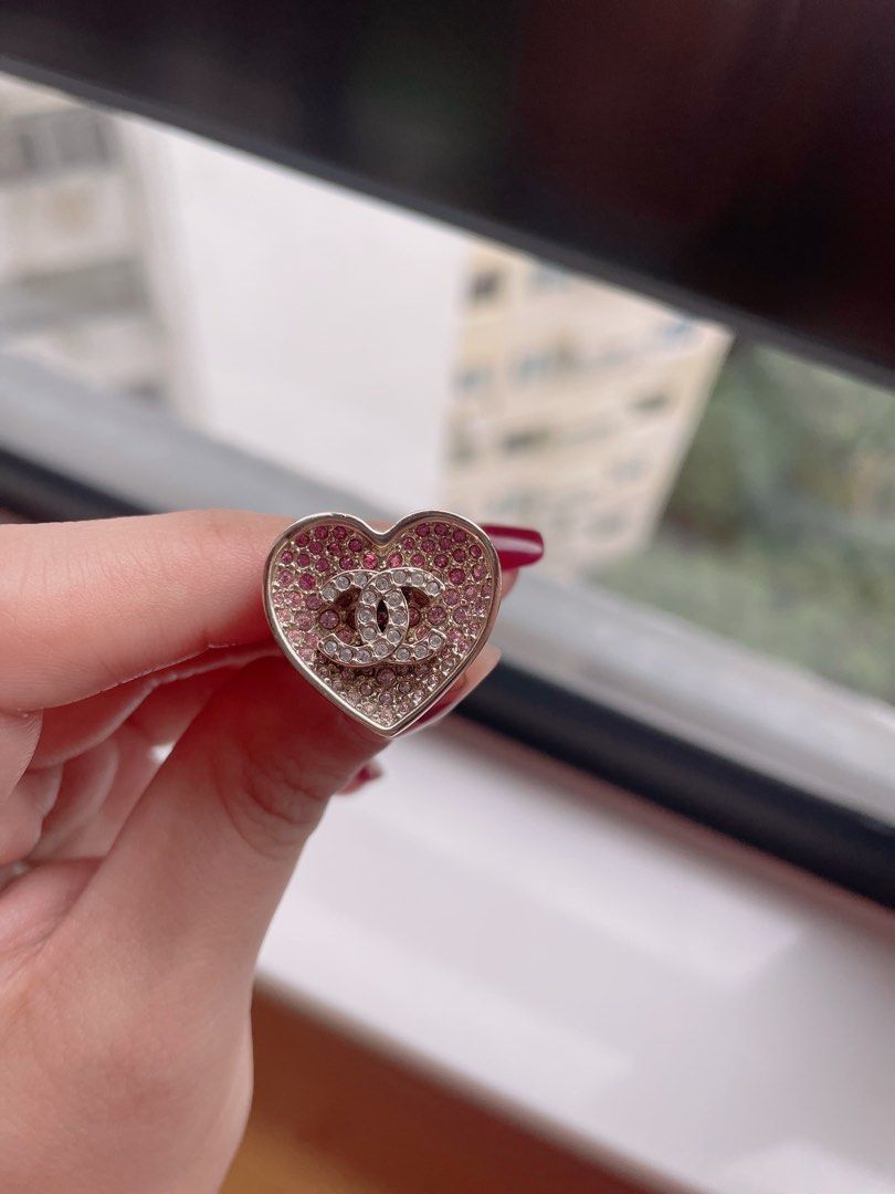 Chanel cheap heart ring