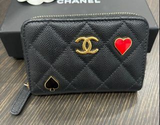 CHANEL MATELASSE 2023-24FW Classic Zipped Coin Purse (AP0216, AP0216  Y33352) in 2023