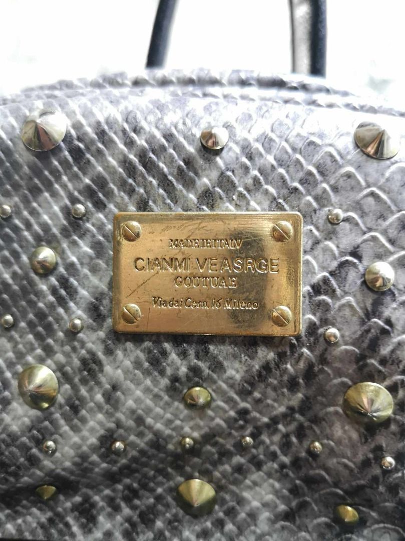 Cianmi Veasrge GraySnake Leather Backpack Bag Women s Fashion Bags Wallets Backpacks on Carousell