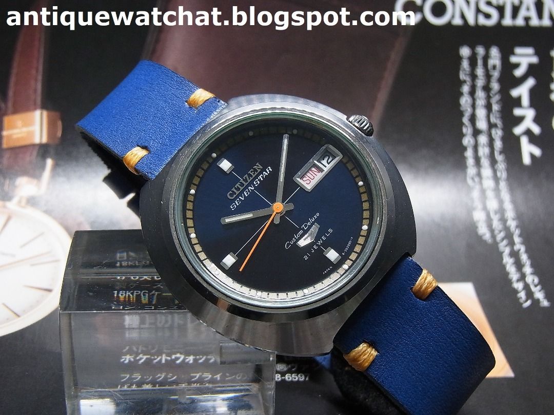 CITIZEN SEVEN STAR CUSTOM DELUXE 21 JEWELS AUTOMATIC 1969's, Men's ...