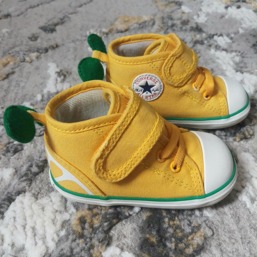 Yellow converse for babies new arrivals