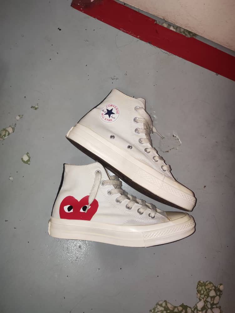 Converse cdg Men s Fashion Footwear Sneakers on Carousell
