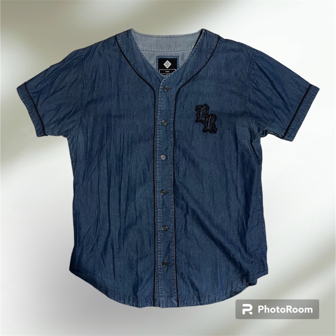 Cotton On Denim Baseball jersey