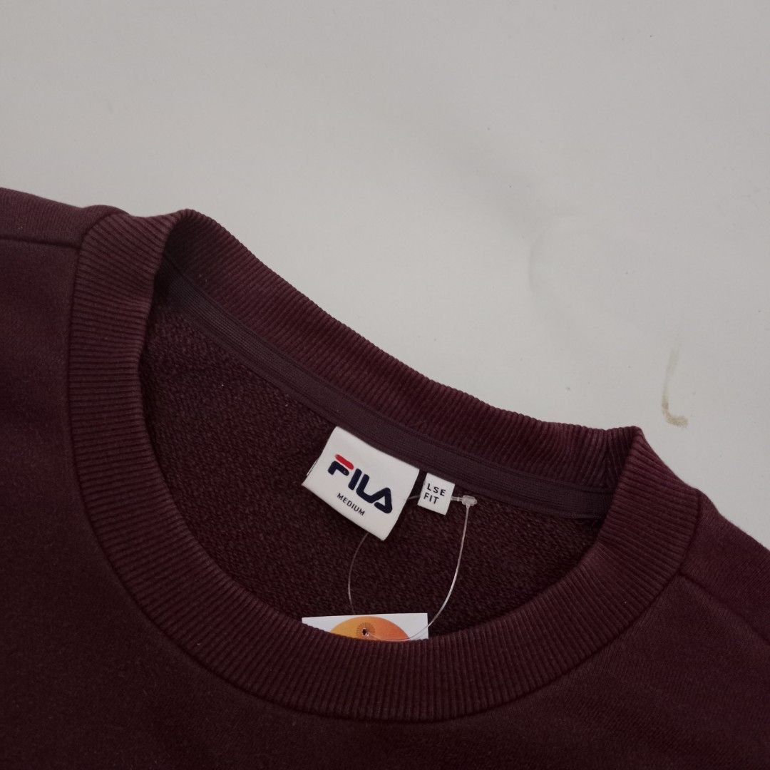 Crewneck Fila Threetone no nike jordan lacoste adidas