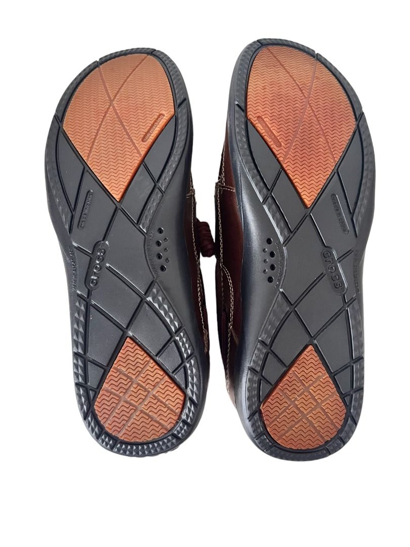 Crocs Harborline Men Espresso Black EUR 44.5 UK 10 Fesyen Pria Sepatu Sneakers di Carousell