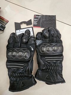Dainese Motorcycle Leather Gloves Size Medium