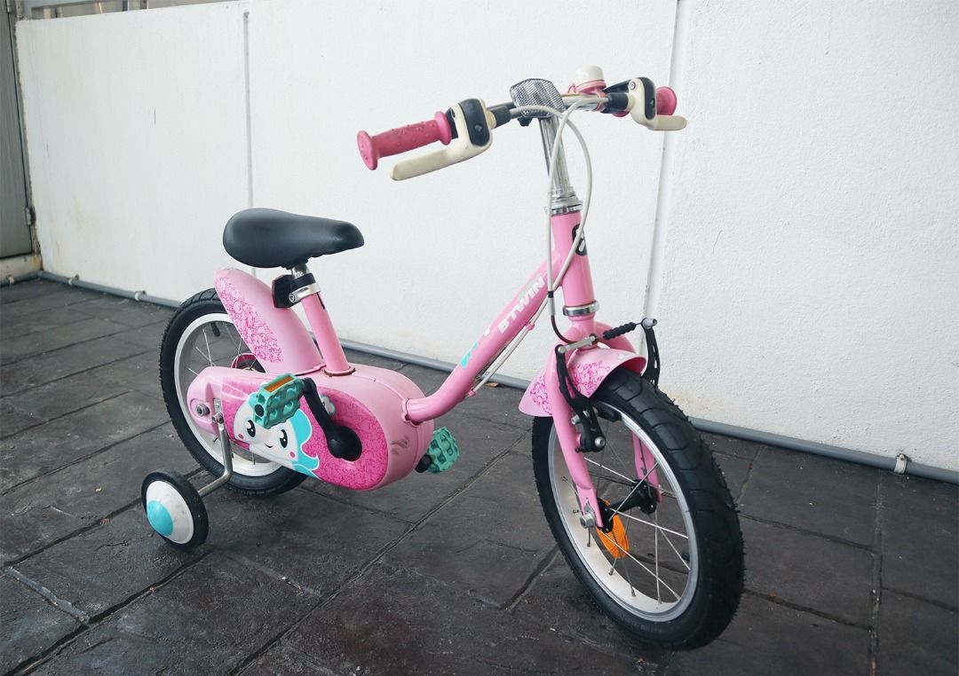 Decathlon BTwin 500 14 Inch bike 3 5 Years Unicorn