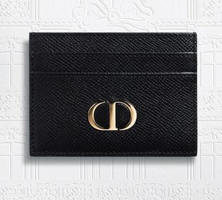 Dior Or Lady Dior 5-Gusset Card Holder Iridescent Metallic Gold