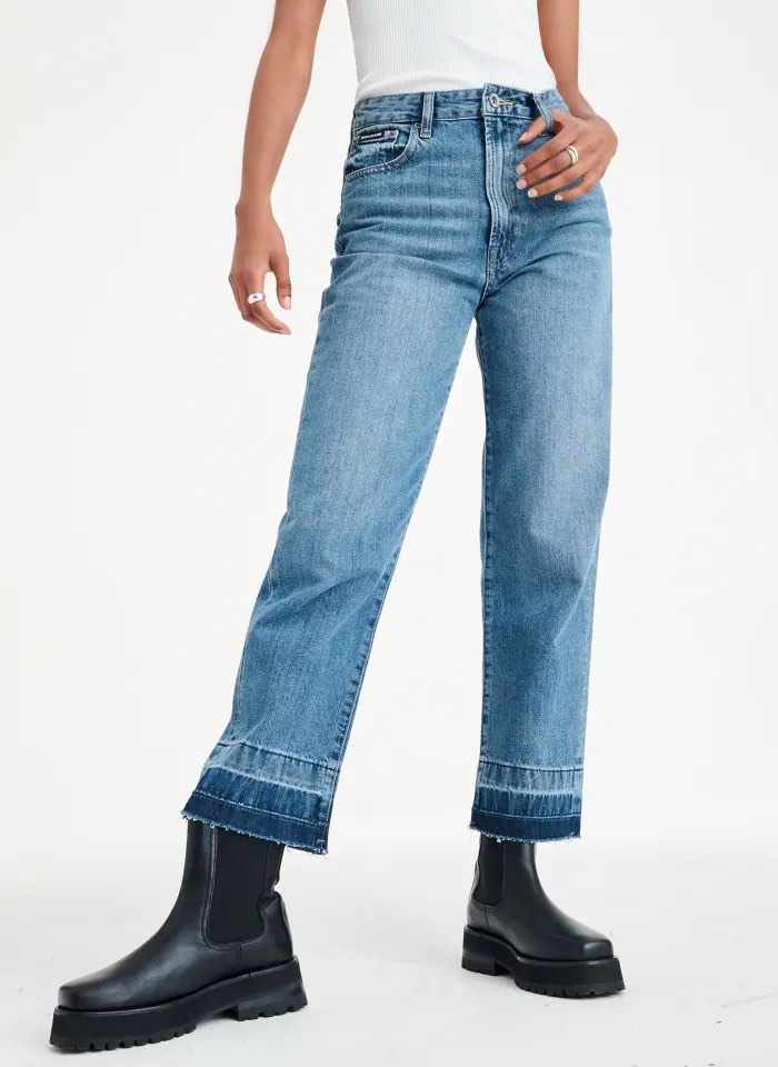 dkny womens straight leg jeans