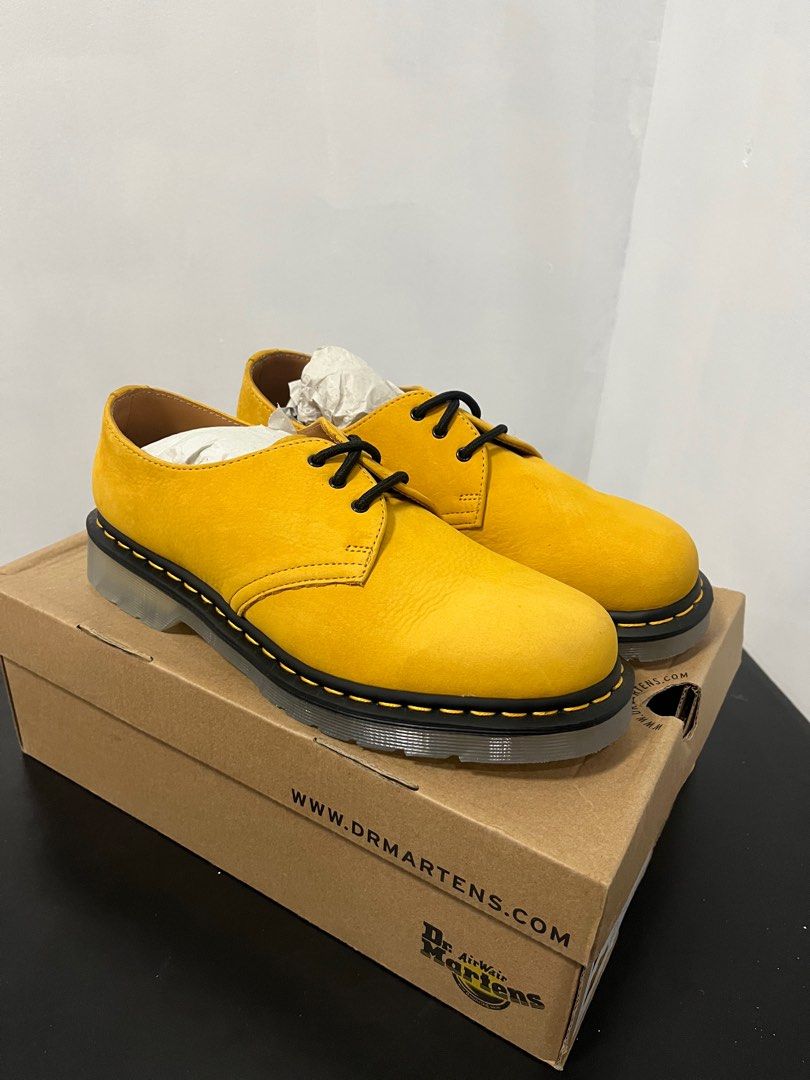 Dr Martens 1461 Iced II Buttersoft wp Golden Yellow Men s Fashion