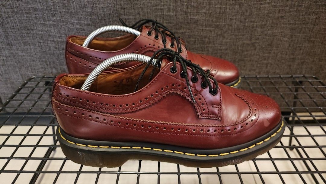 Dr martens 3989 online brogues in cherry red