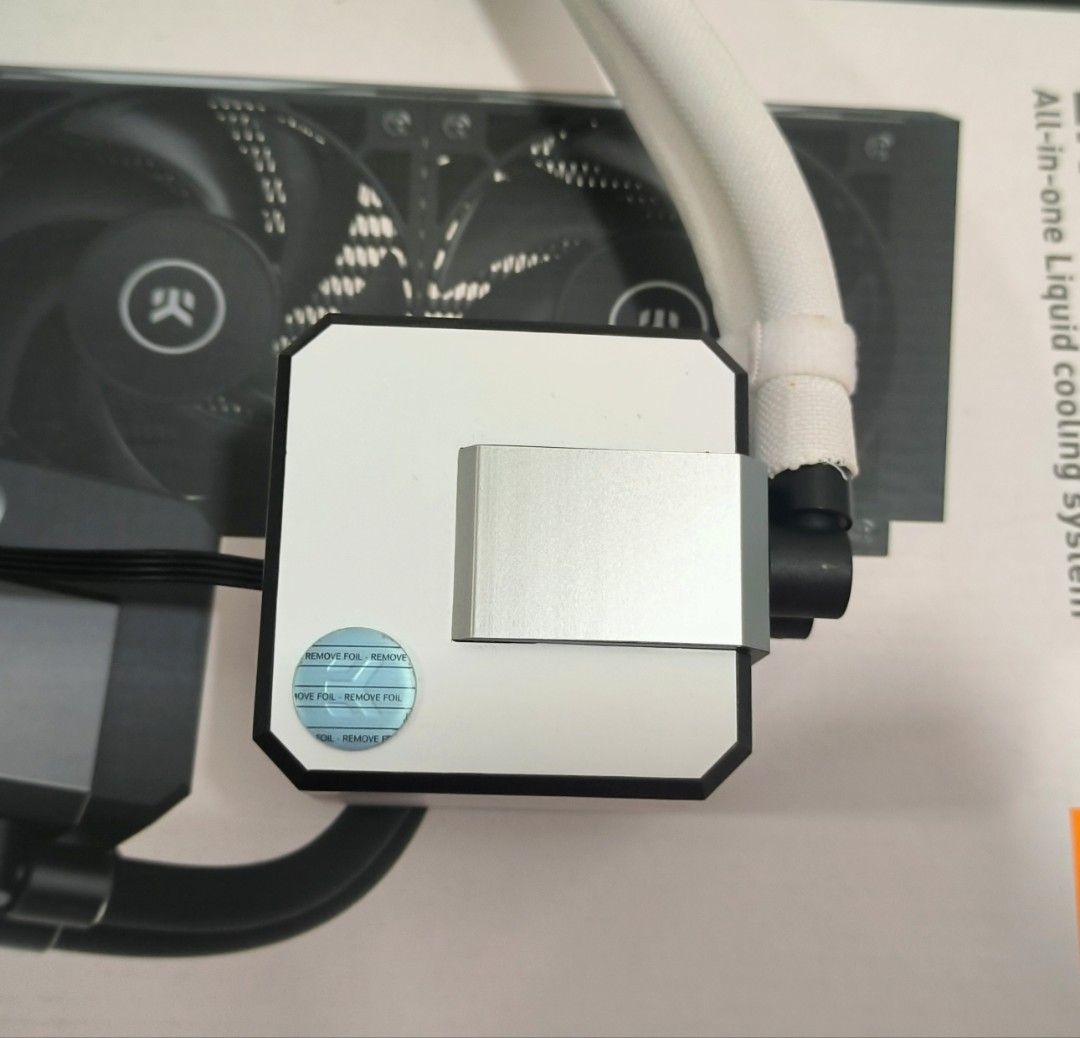 EKWB 240 Basic AIO Liquid Cooler Custom White, Computers & Tech, Parts