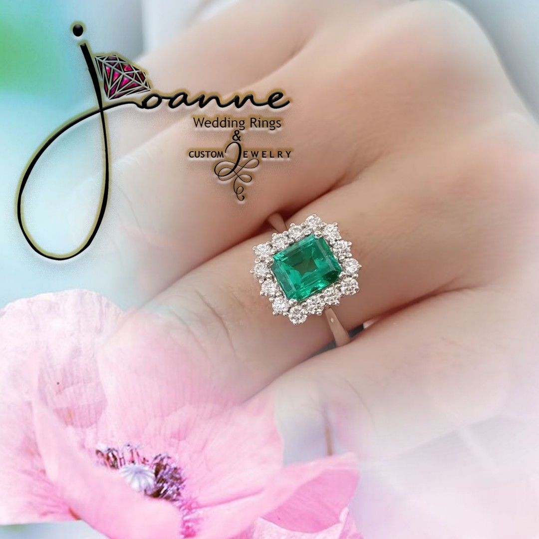 Emerald Ring Birthstone Ring Statement Ring Lay away Payment