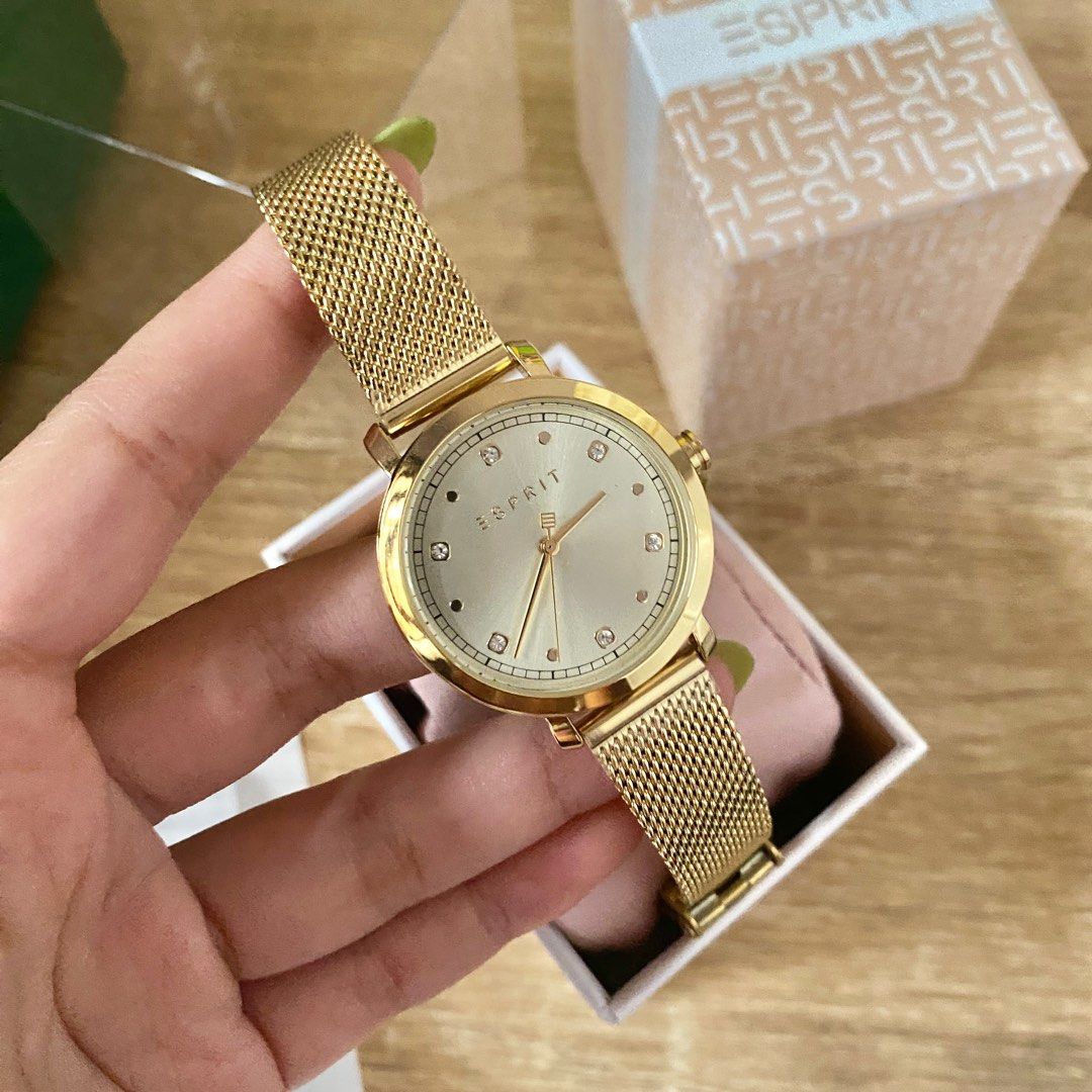 Esprit on sale mesh watch
