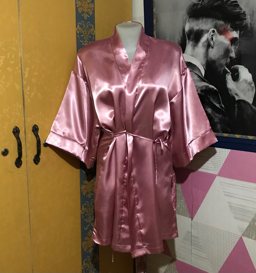 Fashion nova silk robe on sale