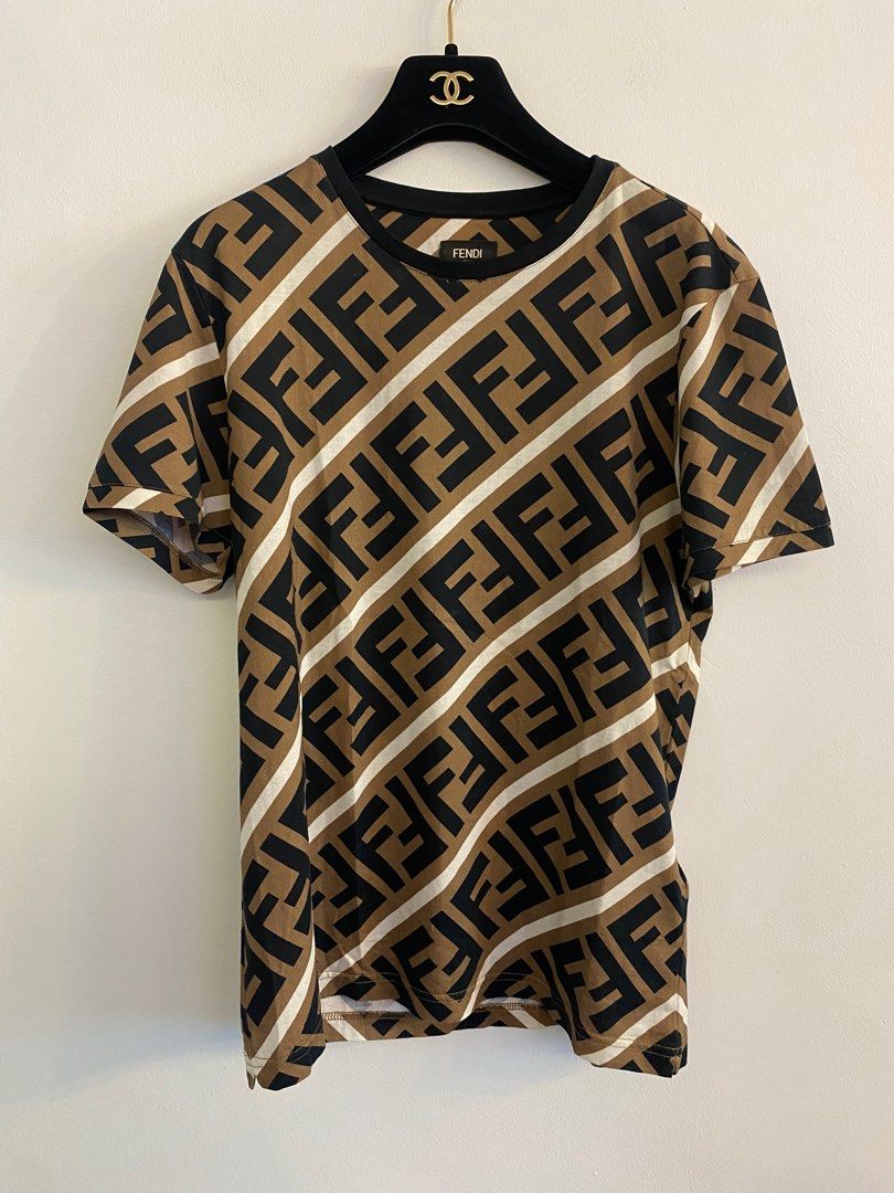 Fendi monogram t shirt new arrivals