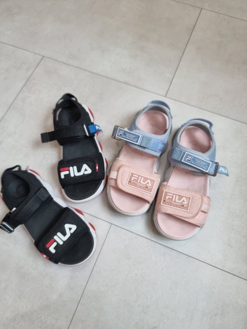FILA girls sandals with magnetic clips on
