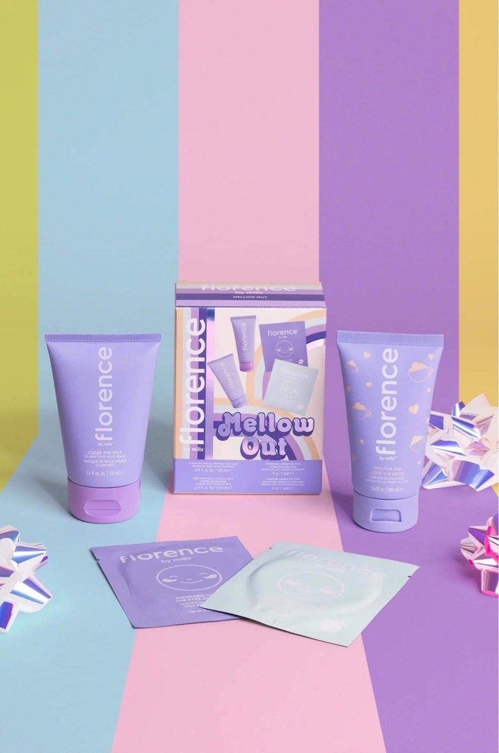 Florence by Mills Mellow Out Set Gift Set (Category: Face Care) located in Manila. Submitted by stefandraboutique (Listing ID 1261644932, Image 1). Description: Perfect Christmas gift from teens to adults! The mellow out skincare gift set by florence by mills is available & will be shipped through air cargo 🫶🏼.