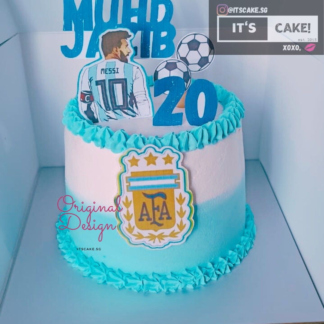 Custom soccer Messi cake! We love to be creative with different cake d... |  TikTok