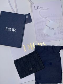 Long Wallets  Dior Mens Vertical Long Wallet Black Cd Diamond Canvas ~  Antoniaweir