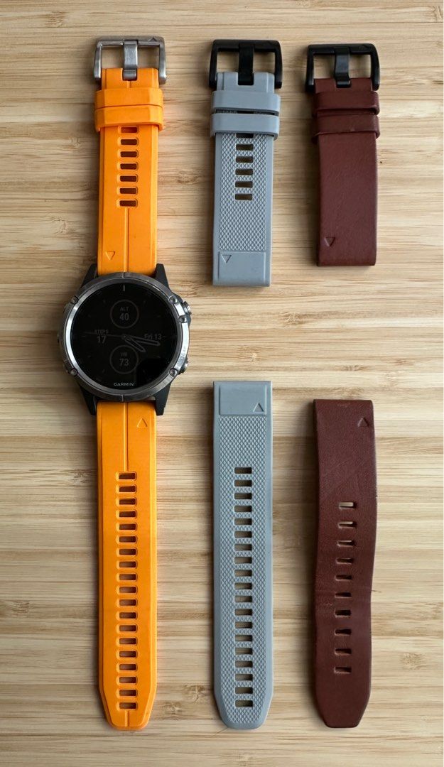 Garmin Fenix 5 Plus Sapphire Titanium 47mm Carousell