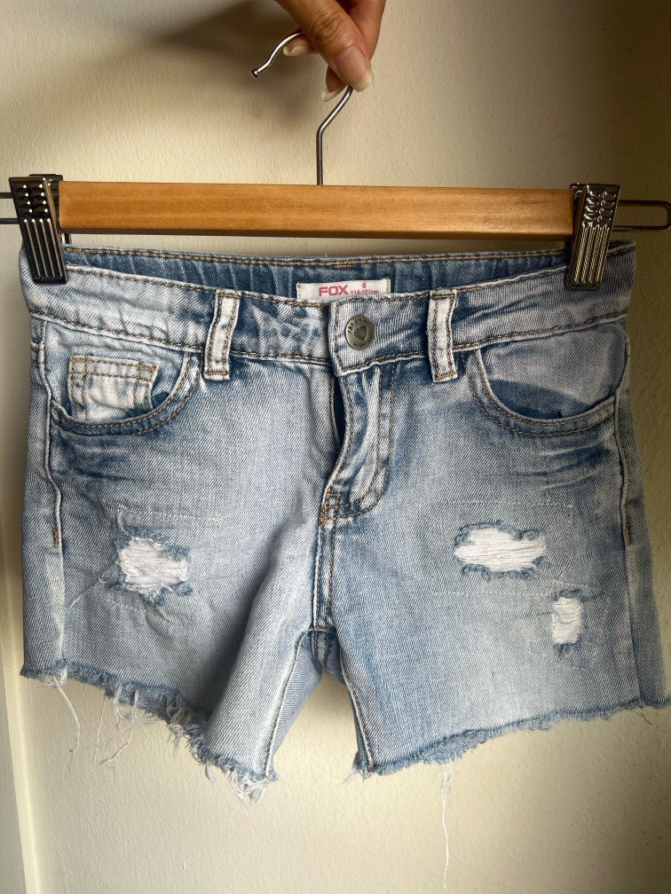 Girls discount jean shorts
