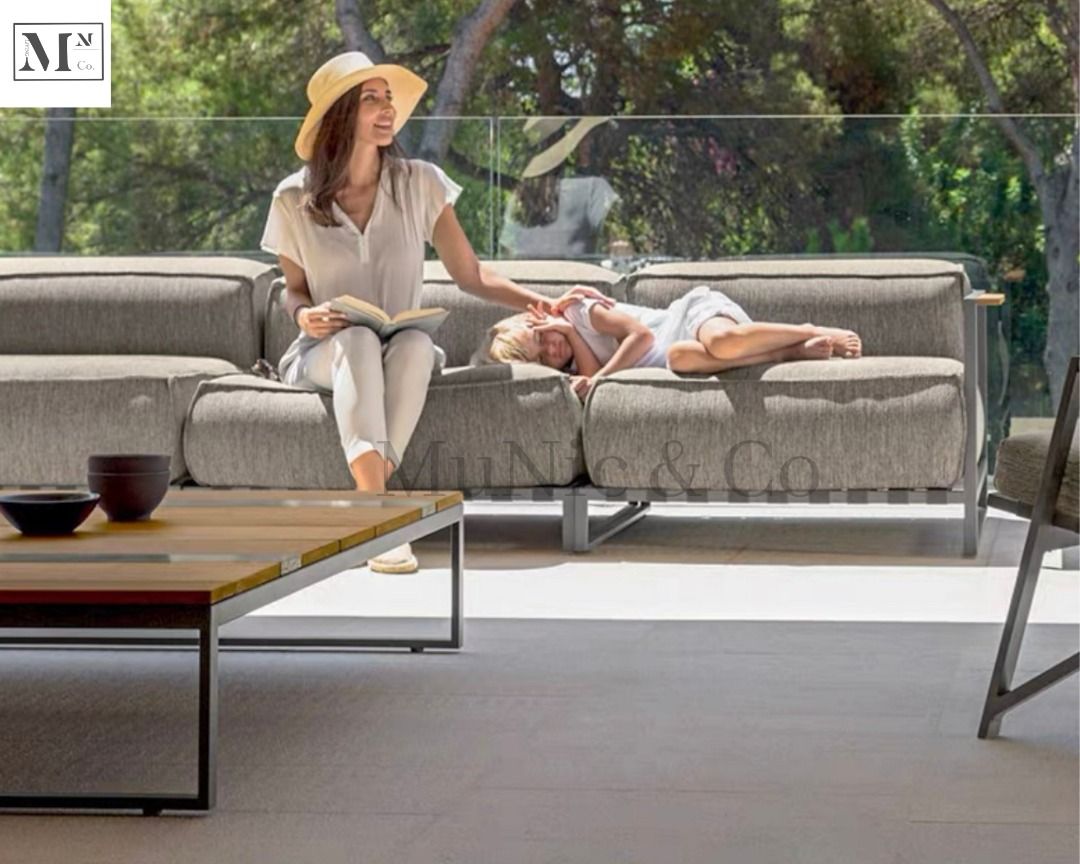 Metal frame outlet outdoor couch