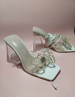 Glass platform Heels