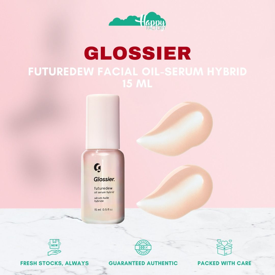 GLOSSIER Futuredew Facial OilSerum Hybrid 15 ml, Beauty & Personal Care, Face, Face Care on