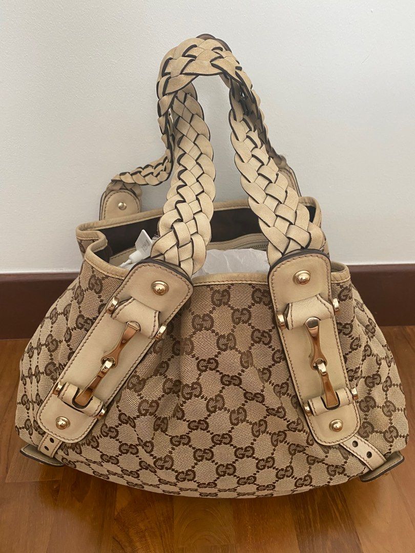 Gucci pelham bag with braided straps handbag store