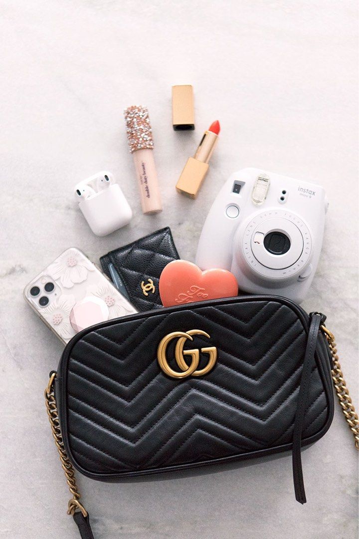 Gucci Small Marmont Camera Bag Luxury Bags Wallets on Carousell