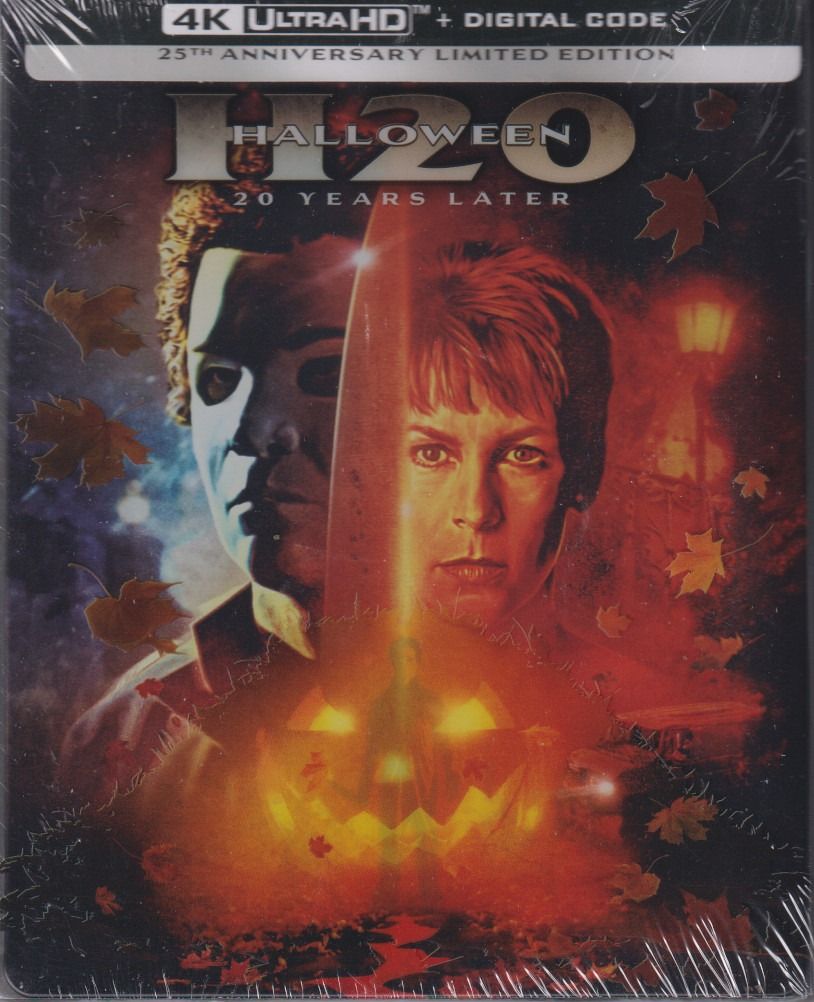 Halloween H20 Twenty Years Later 4K Steelbook Blu ray / Bluray