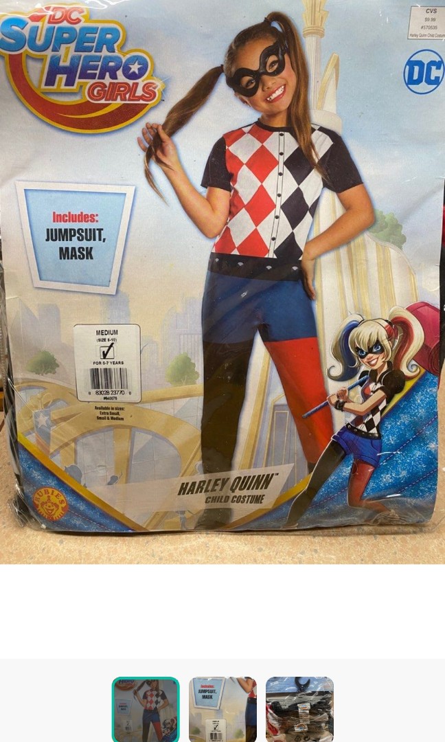 Harley Quinn Costume, Babies & Kids, Babies & Kids Fashion on Carousell