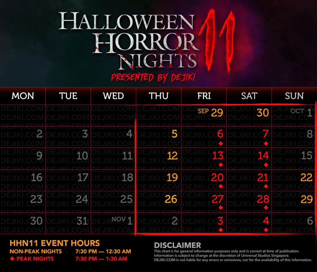 HHN 28 OCTOBER 2023 SATURDAY, Tickets & Vouchers, Event Tickets on