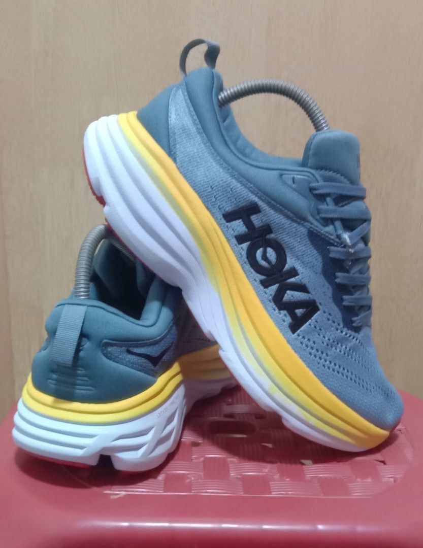 Hoka Bondi 8, Hoka , Shoes, Kasut, Running, Jogging, Men's Fashion