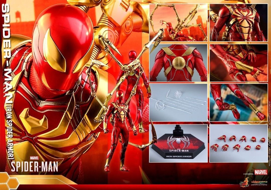 Hot Toys Marvel s Spider Man Iron Spider Armor 1 6th Scale