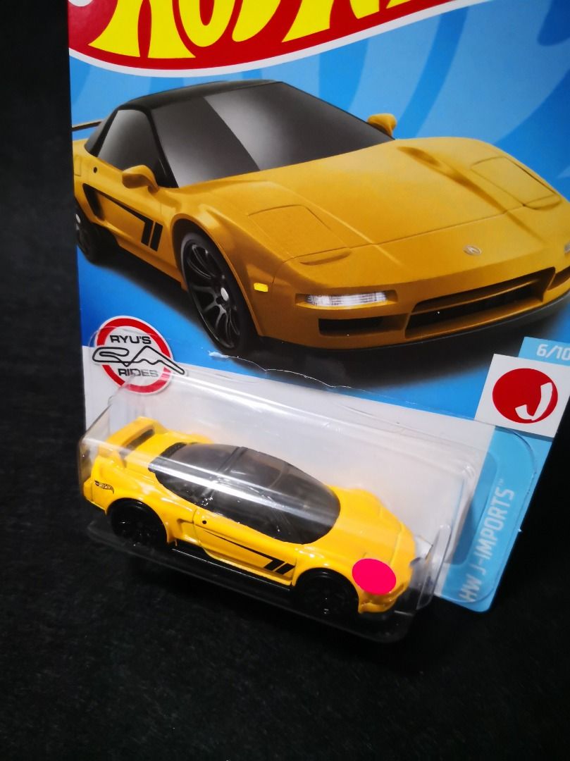 Hot Wheels 90 Acura NSX Honda Yellow Ryu's Rides, Hobbies & Toys, Toys ...