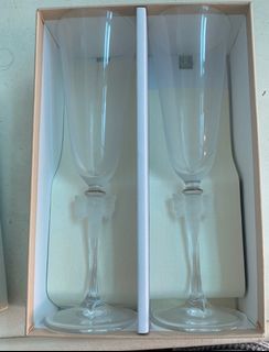 Set of 12 Cristal D'Arques-Durand Longchamp Stemmed Water Goblets -  household items - by owner - housewares sale 