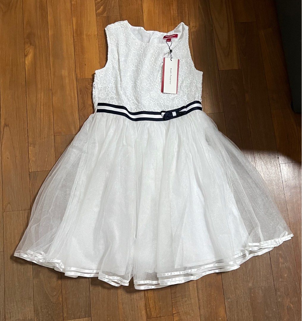BNWT Hush Puppies White Tulle Dress for party 150cm Babies Kids