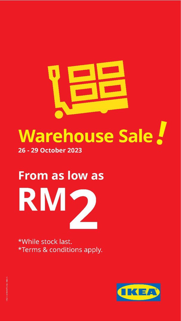 IKEA WAREHOUSE SALE IS BACK AGAIN!, Announcements on Carousell