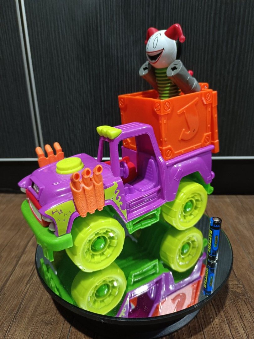 Joker car toy top