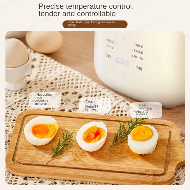  Smart Egg Cooker- Mini Egg Cooker For Steamed, Hard Boiled,  Soft Boiled Eggs And Onsen - Electric For Home Kitchen, Dorm Use - Smart Egg  Maker With Auto Shut OFF And