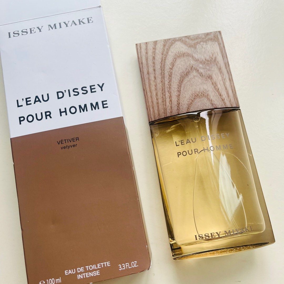 Issey Miyake Vetiver perfume fragrance L eau D issey Pour Homme Vetiver Eau De Toilette Intense 100ml