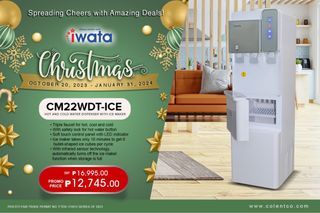 IWATA HOT AND COLD WATER DISPENSER WITH ICE MAKER