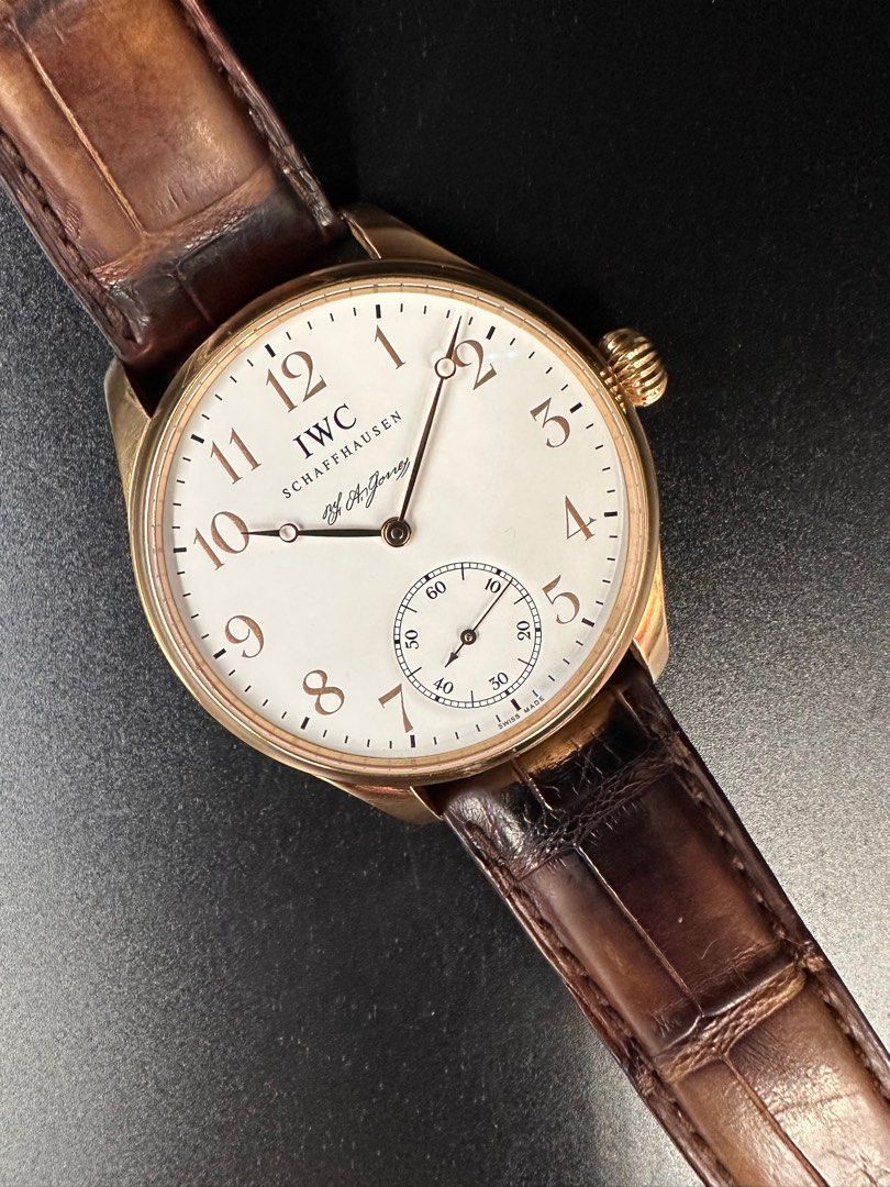 IWC Portuguese FA Jones Limited Edition 18K Rose Gold Luxury