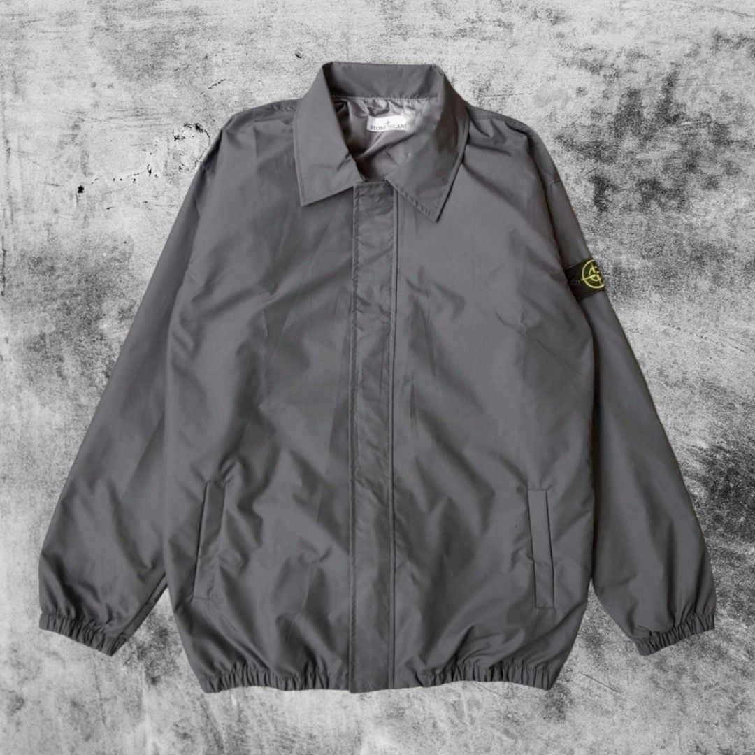 Jaket Coach Stone Island Abu Tua