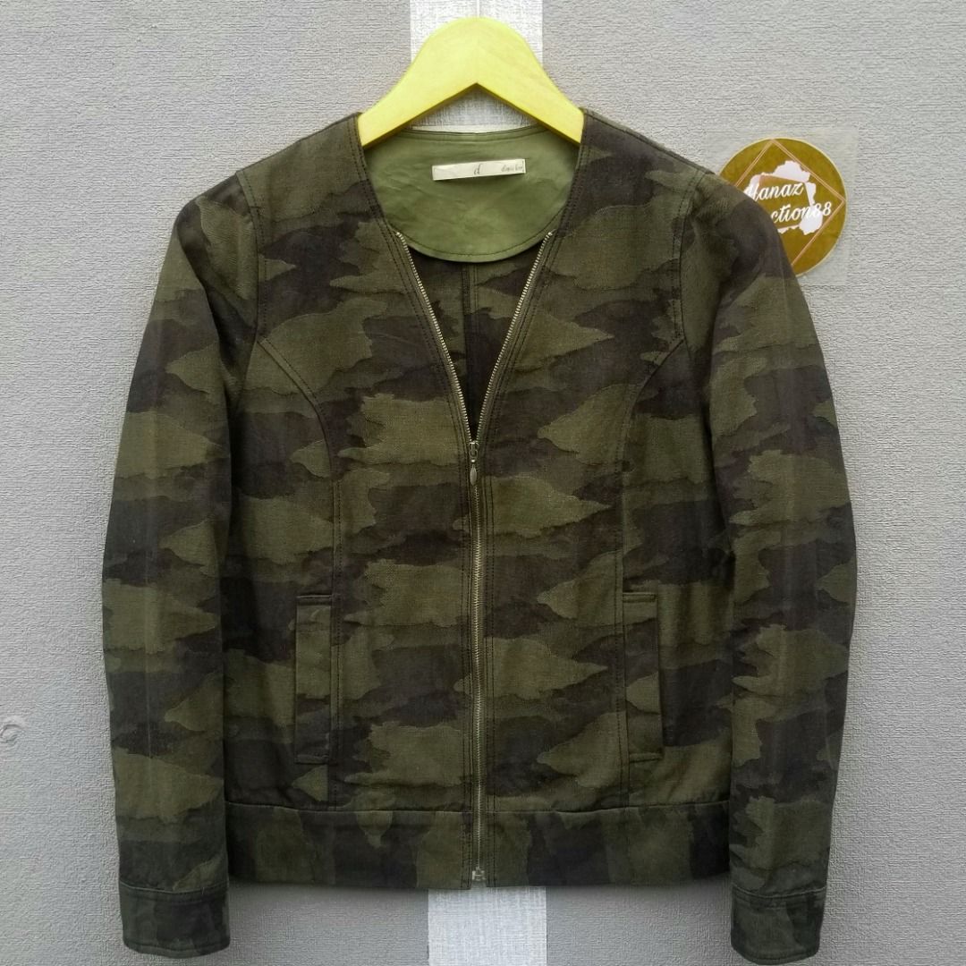 Jaket crop army top