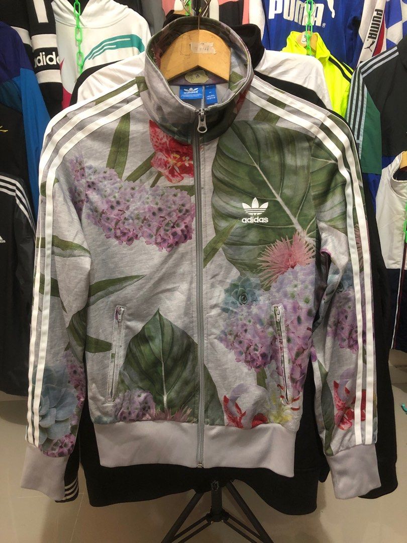 jarang ada tracktop adidas firebird floral woman size cakep
