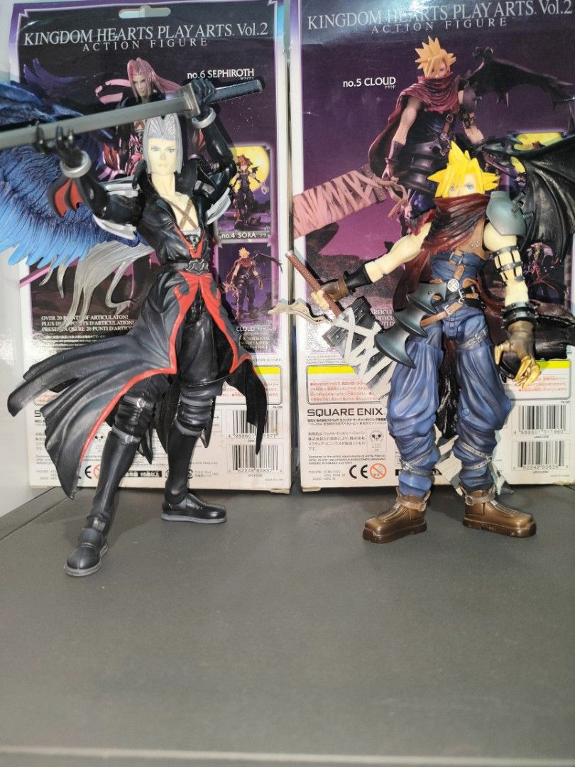 KINGDOM HEARTS PLAY ARTS Vol.2クラウド&セフィロス - ゲームキャラクター