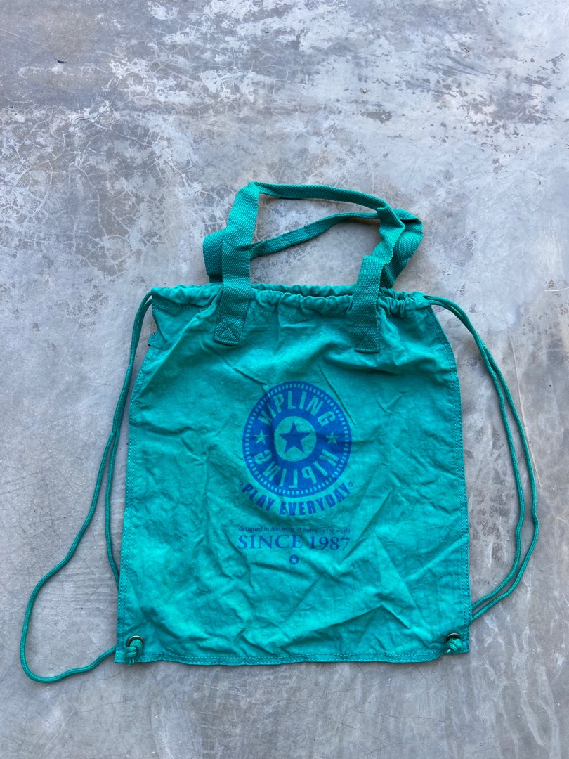 Kipling Drawstring Bag Women s Fashion Bags Wallets Backpacks